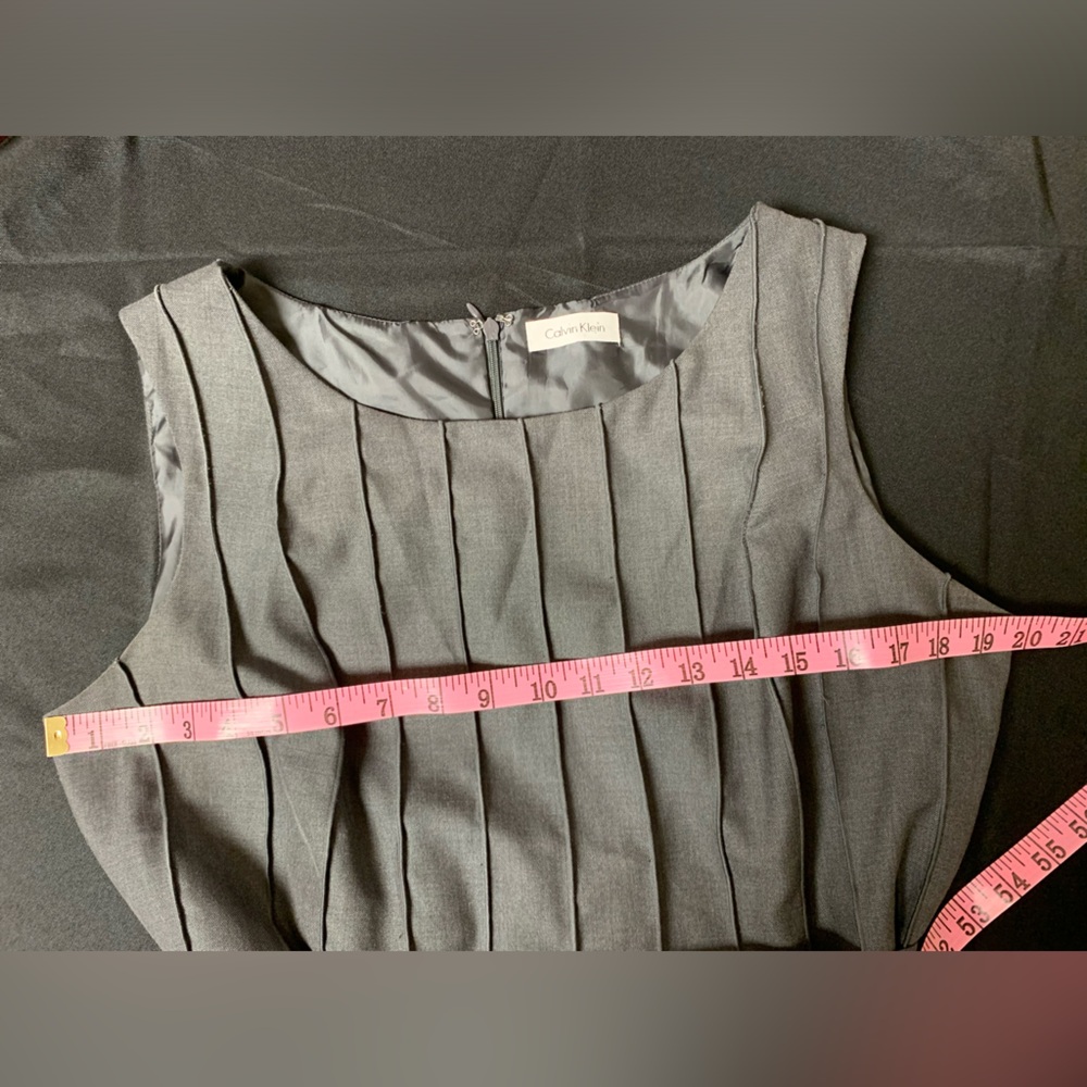 Calvin Klein Charcoal Women’s Dress.Pit to Pit:19.5. Size tag missing - Picture 5 of 5